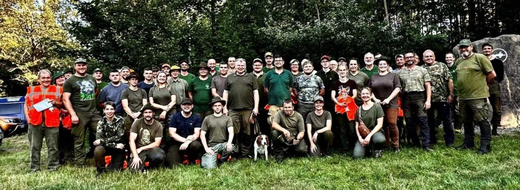 Gruppenbild junge Jäger Kreisjägerschaft des LJV Thueringen