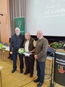 34. Landesjägertag in Hermsdorf Bühne