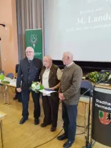 34. Landesjägertag in Hermsdorf Bühne