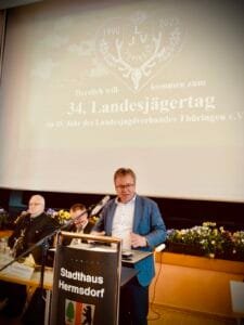 34. Landesjägertag in Hermsdorf Dr.Wagner