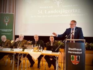 34. Landesjägertag in Hermsdorf Ministerpräsident Voigt