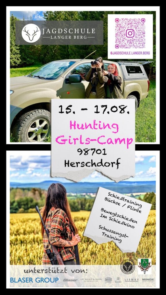 Einladung Jägerinnen-Camp 2025
