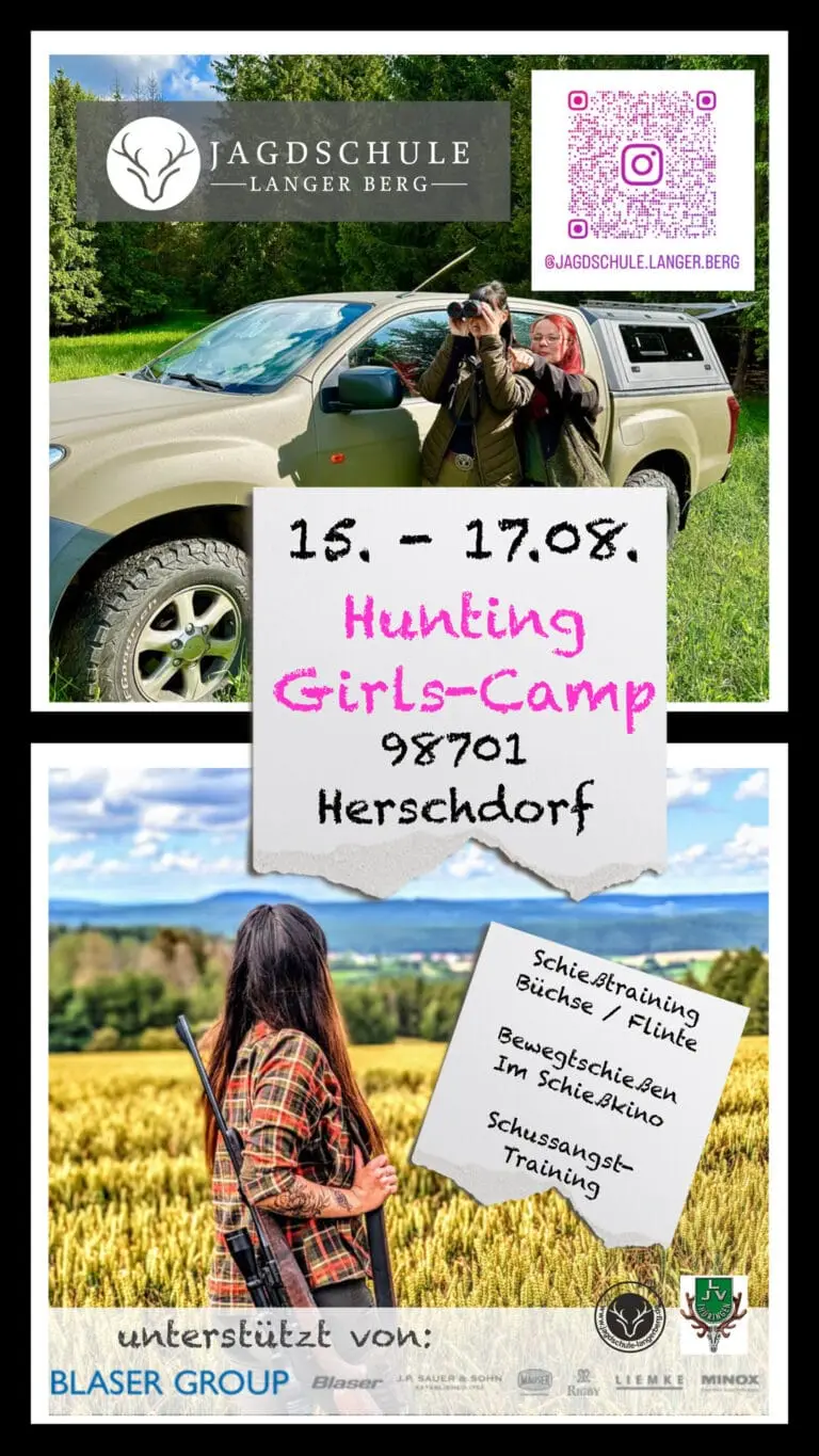 Einladung Jägerinnen-Camp 2025