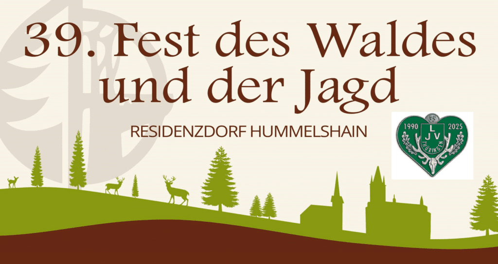 Flyer zum 39. Fest des Waldes und der Jagd