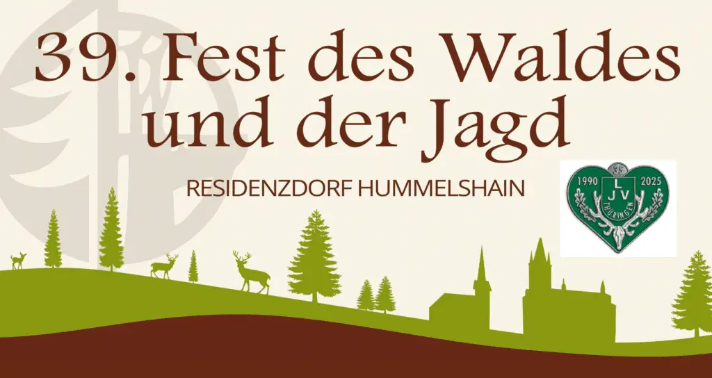 Flyer zum 39. Fest des Waldes und der Jagd
