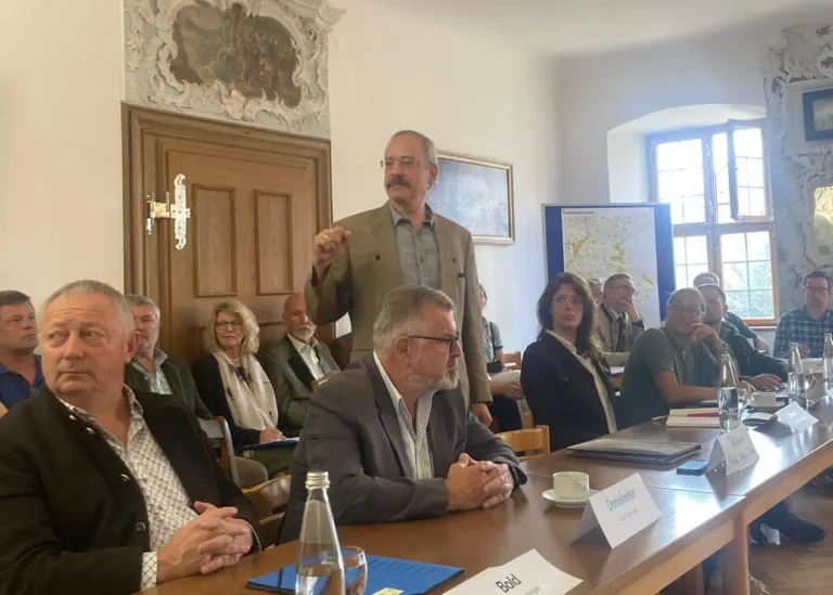 Herr Hahner bei Veranstaltung Rotwild