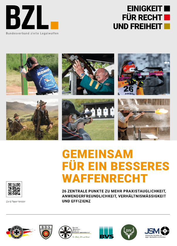 Broschüre zum Waffenrecht