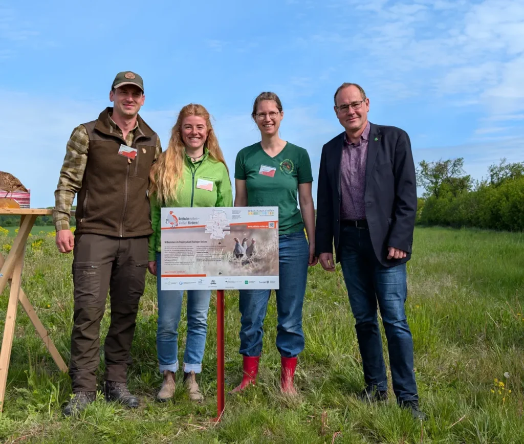 Rebhuhn-Brutsaison 2026im Thüringer Becken eröffnet