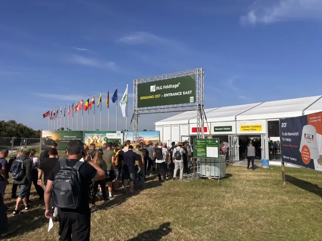 Eingangsbereich zu DLG Feldtagen