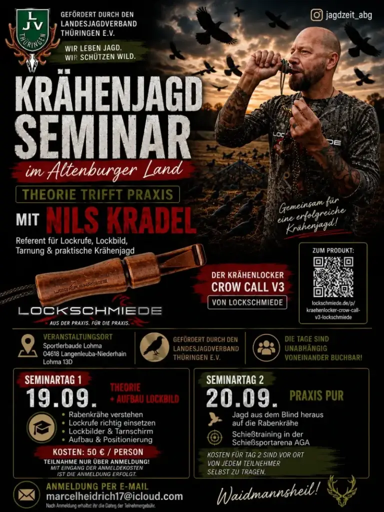 Poster zum Krähenseminar im Alteburger Land