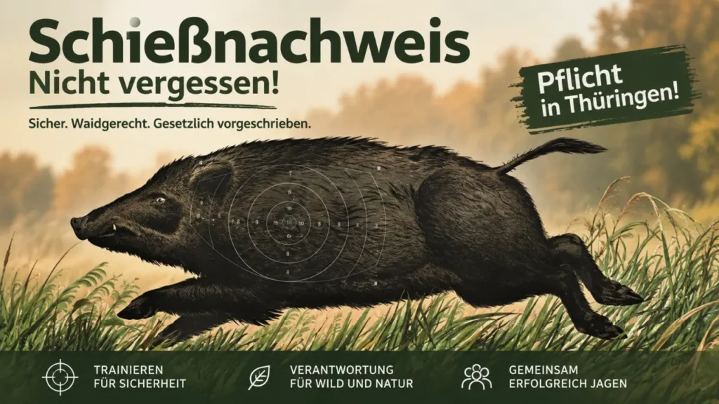 Wildschwei im Visier am Feldesrand zum Beitrag Drückjagdsaison-chießnachweis rechtzeitig prüfen!