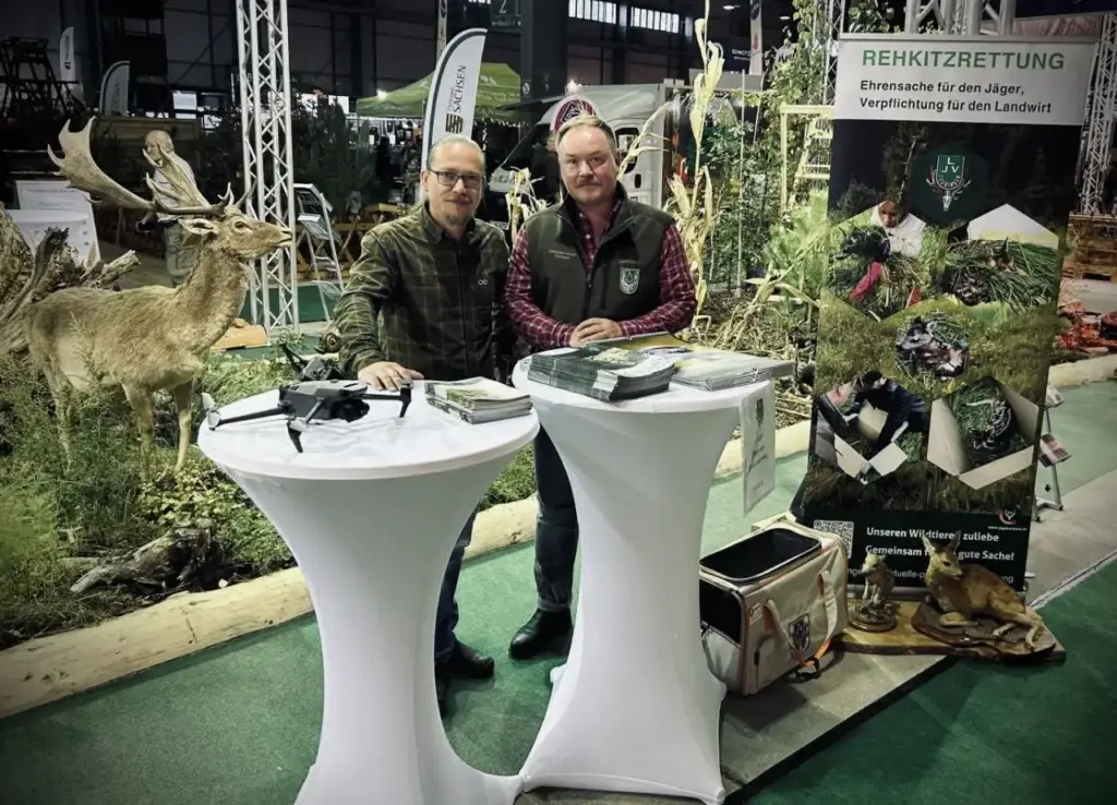Foto von unserem Stand bei Jagd und Angeln 2026 in Leipzig
