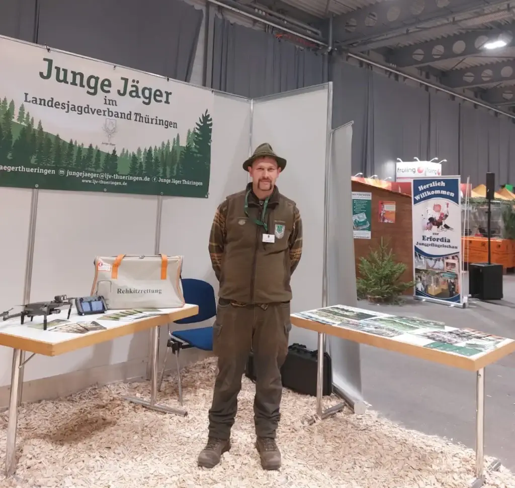 Ein Foto von Kay Eckart, LJVT Obmann Junge Jäger Thüringen